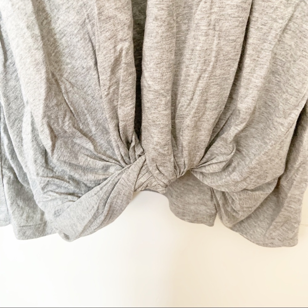 ABOUND gray sleeveless twisted front shirt sz XXL - Picture 4 of 6